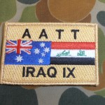 Velcro backed aussie Iraq patch