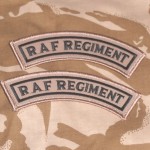 desert RAF regt shoulder titles