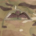 Multi terrain pattern parachute wing
