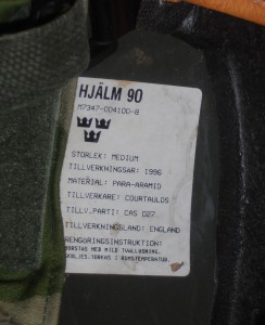 helmet label