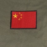 Chinese velcro backed flag patch