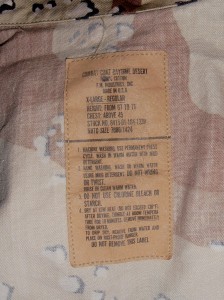 6 color choc chip shirt US 6 color shirt label