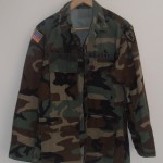 US woodland shirt - Badged 25 Infantry - Officer