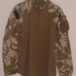 Royal Marines commando badged desert shirt