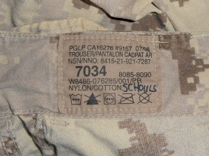 Cadpat arid pants