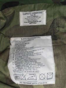 Ejercito Argentino camouflage 