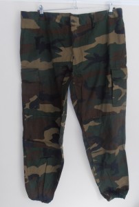 Italian woodland pattern camo trousers XXL size