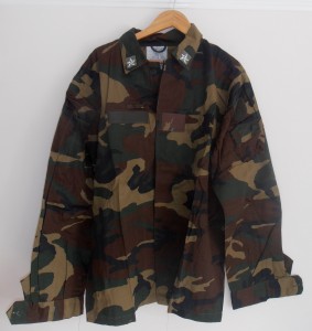 Italian army woodland shirt XL size