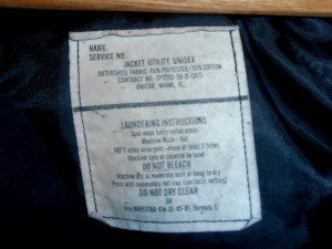 US Navy deck jacket 