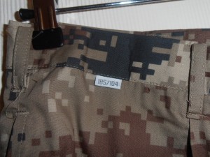 Chinese digital camo trousers