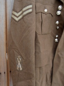 British sniper badged jacket