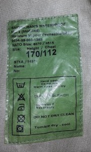 British SAS DPM goretex
