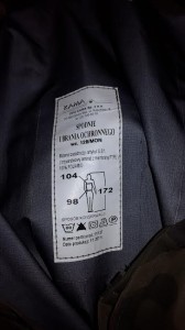 Poland camo pattern goretex pants