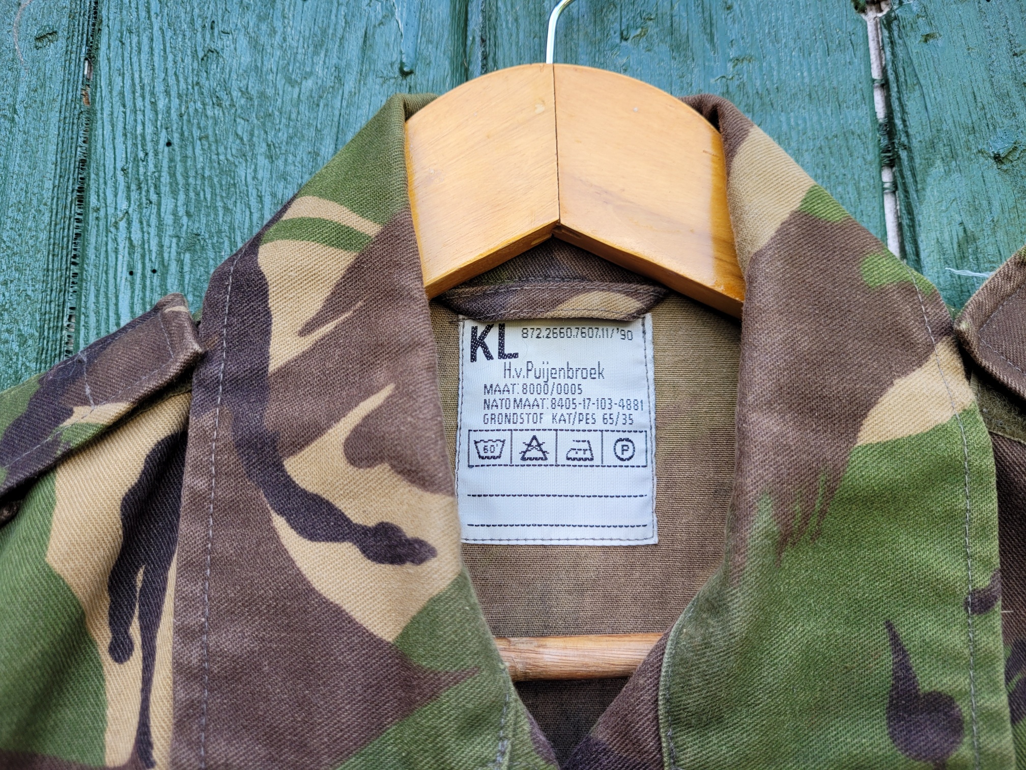 Dutch / Netherlands heavyweight DPM pattern shirt - Image 2