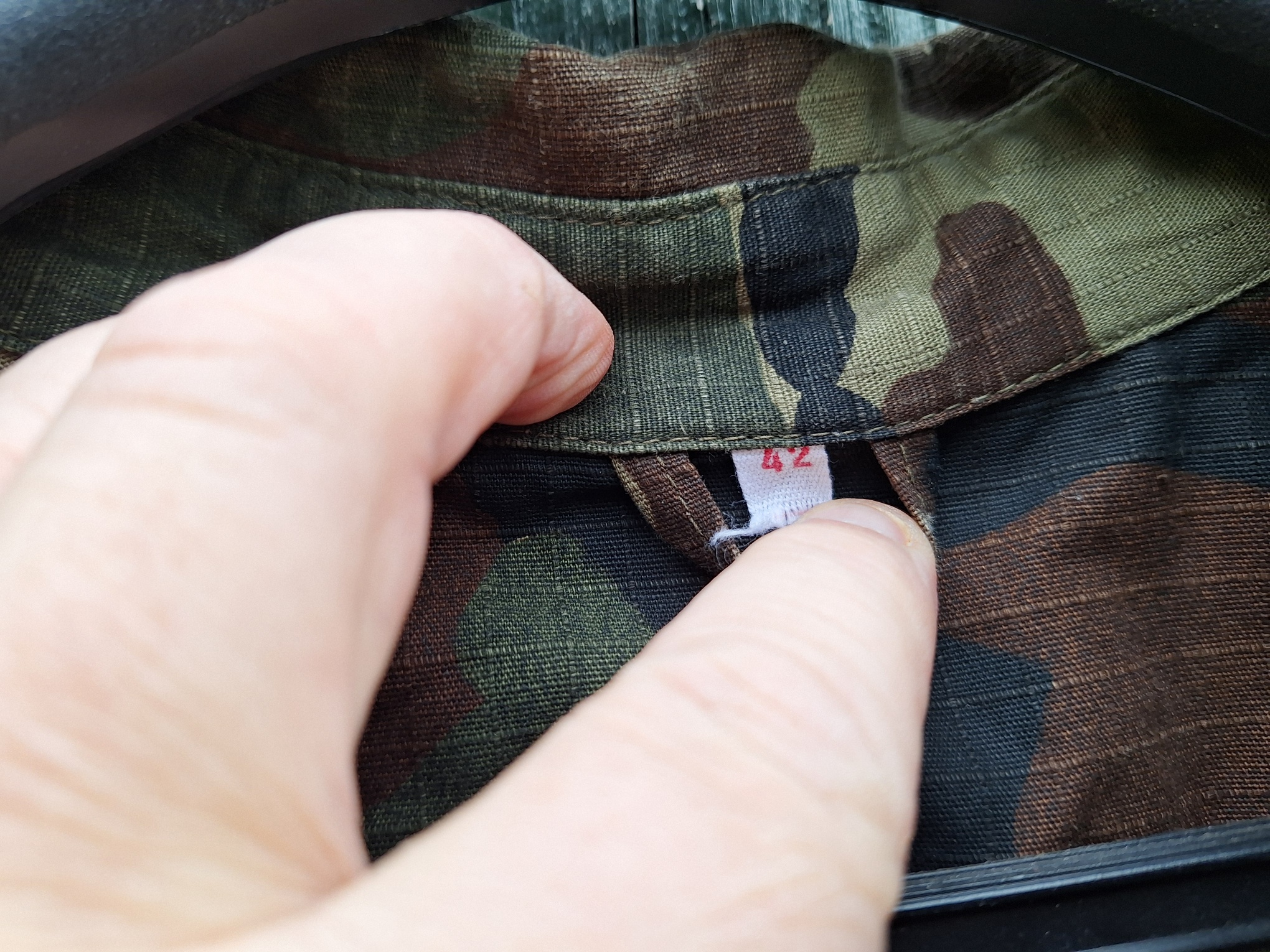 Croatian woodland shirt - badged Lieutenant / Army patches - Image 3